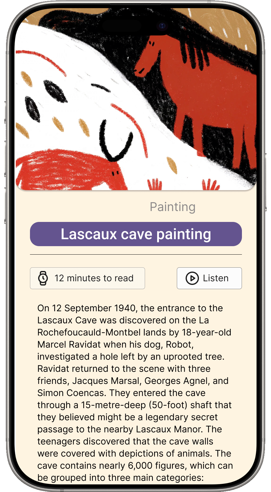 Cave painting